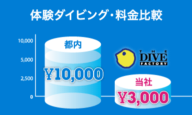 体験ダイビング・料金比較