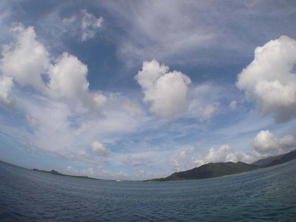 小浜の夏の空