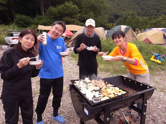 湖畔のBBQは最高でした☆