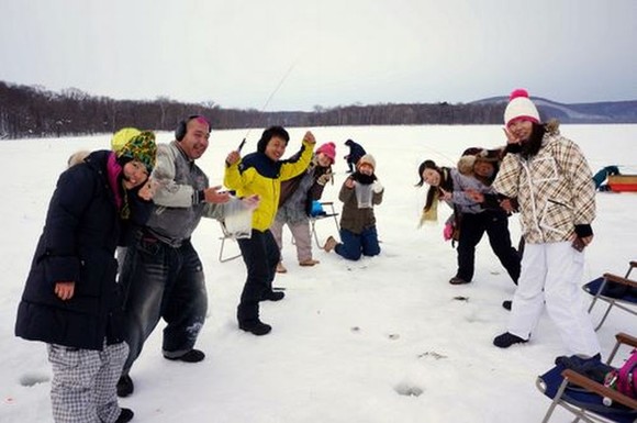 ワカサギ釣り