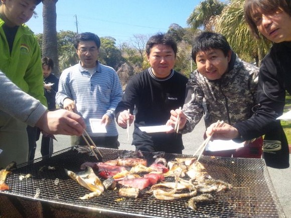 二日目もBBQ