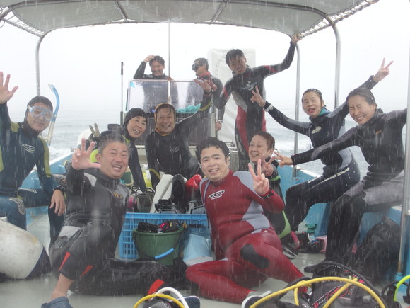 初日は大雨の中！でもテンションMAX