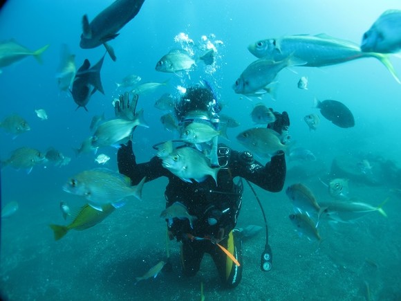 魚ぐっちゃりで顔がみえませーん