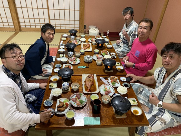 おっさんだけの晩ご飯