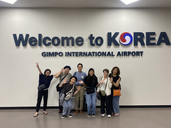 韓国に着きました