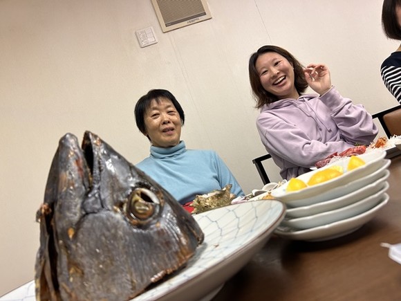マグロの兜焼き！