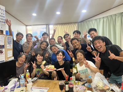 誕生日のお祝い！おめでとう！