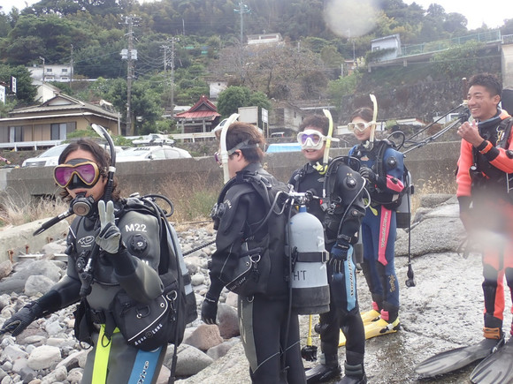 どきどきの１ダイブ目＠江の浦