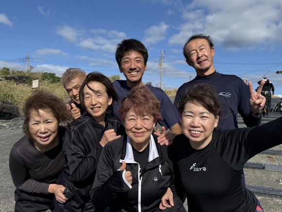 ナイスダイビングでした！お疲れ様でした！