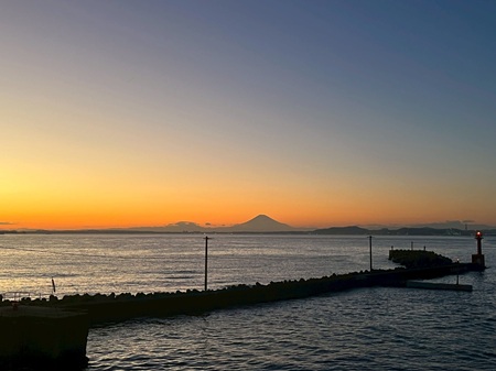 フェリー越しからのサンセット☆