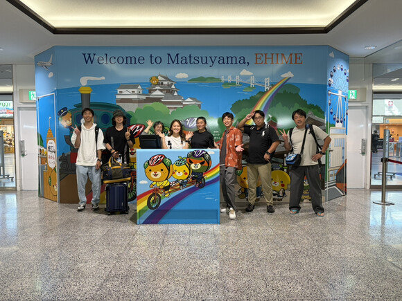 松山に到着！